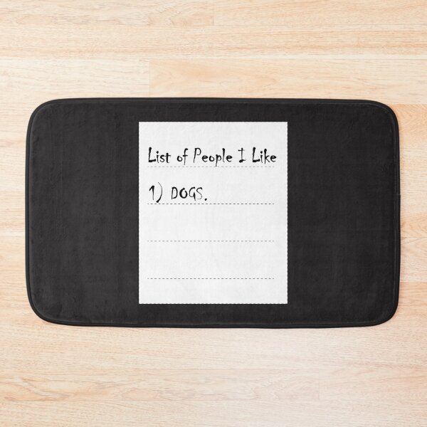 Item preview, List of People I Like  designed and sold by olafekry.