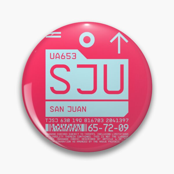 Item preview, Luggage Tag C - SJU San Juan Puerto Rico designed and sold by VoodooCircus.