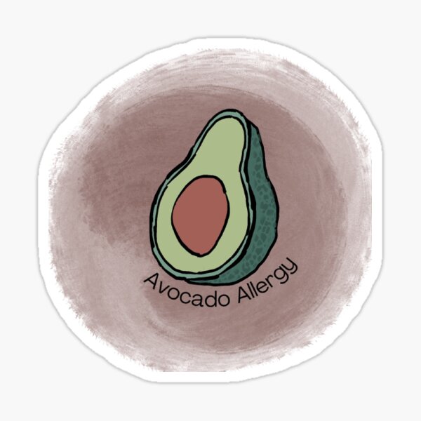 "Avocado Allergy FPIES kids allergy " Sticker for Sale by aestheticrae