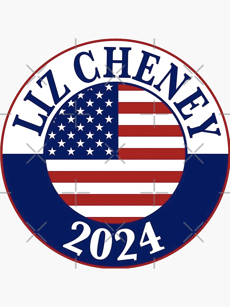 "liz cheney for president 2024 bumper, liz cheney 2024 bumper" Sticker