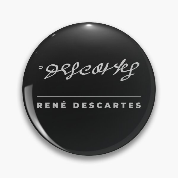 Item preview, René Descartes signature t-shirt designed and sold by CMYKStudio.