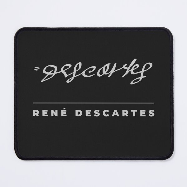 Item preview, René Descartes signature t-shirt designed and sold by CMYKStudio.