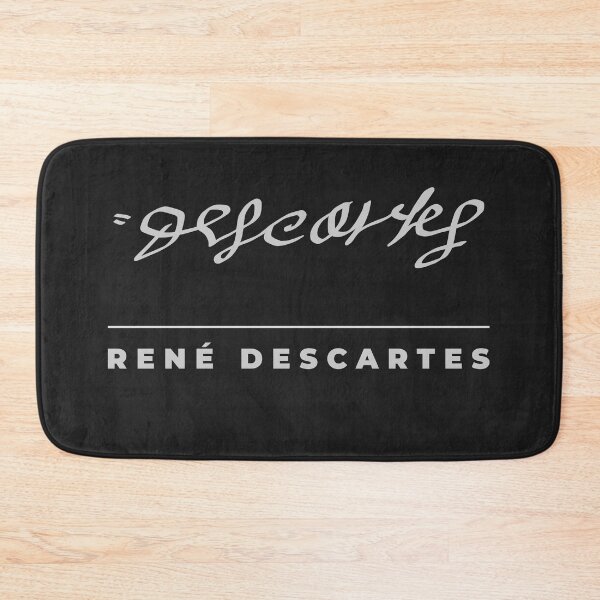 Item preview, René Descartes signature t-shirt designed and sold by CMYKStudio.