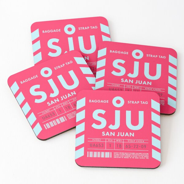 Item preview, Luggage Tag D - SJU San Juan Puerto Rico designed and sold by VoodooCircus.