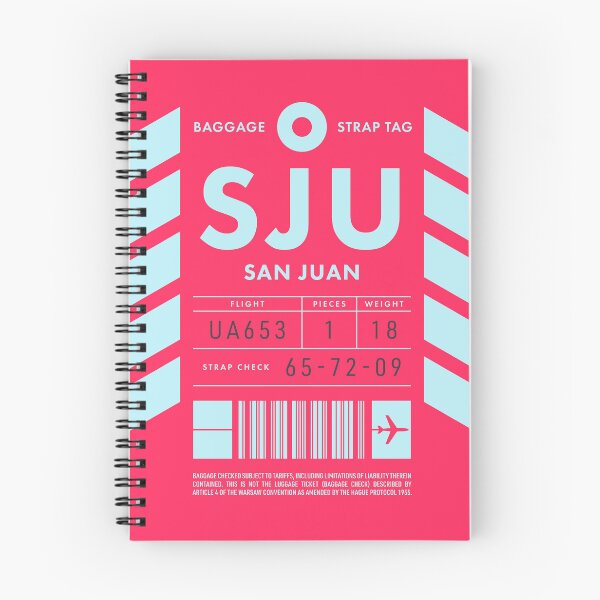Item preview, Luggage Tag D - SJU San Juan Puerto Rico designed and sold by VoodooCircus.