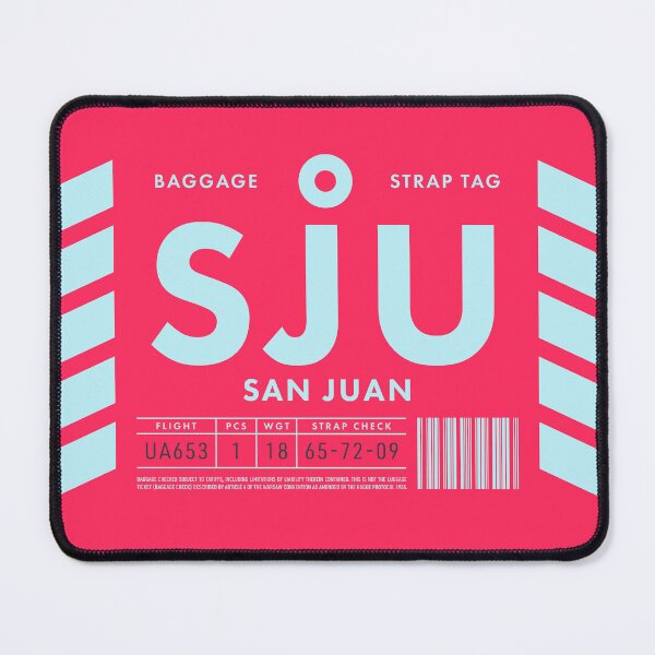 Item preview, Luggage Tag D - SJU San Juan Puerto Rico designed and sold by VoodooCircus.