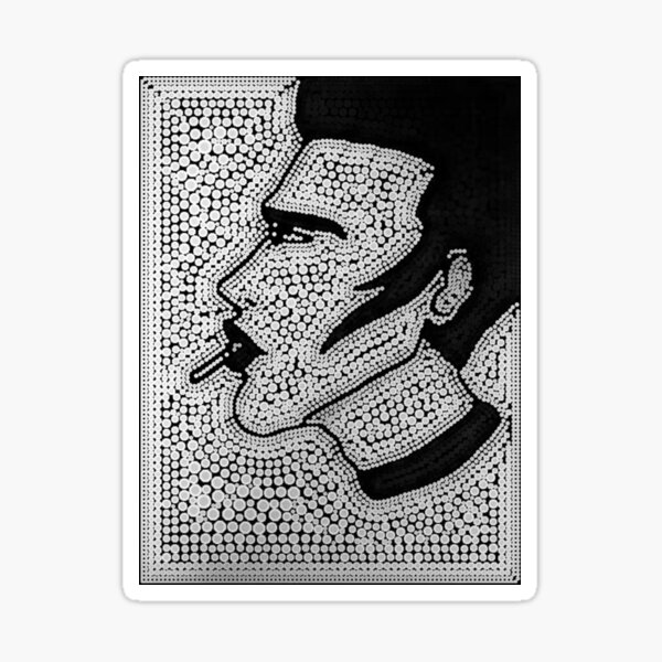 smokin dude Sticker