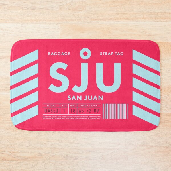Item preview, Luggage Tag D - SJU San Juan Puerto Rico designed and sold by VoodooCircus.