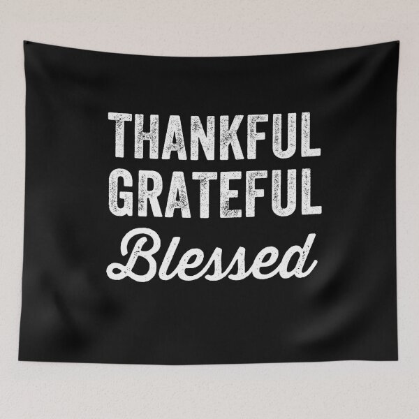 Item preview, THANKFUL grateful blessed - funny christian designed and sold by Captain Mood.
