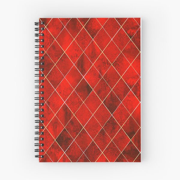 Item preview, Red Geometric Argyle Plaid Gingham Diamond Pattern designed and sold by PatternMama.