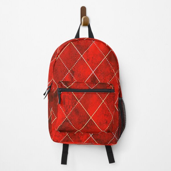 Item preview, Red Geometric Argyle Plaid Gingham Diamond Pattern designed and sold by PatternMama.