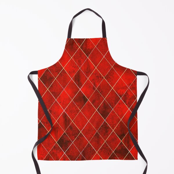 Item preview, Red Geometric Argyle Plaid Gingham Diamond Pattern designed and sold by PatternMama.