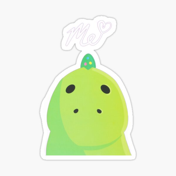 Moriah Elizabeth Pickle The Dinosaur Sticker For Sale By   St,small,507x507 Pad,600x600,f8f8f8 