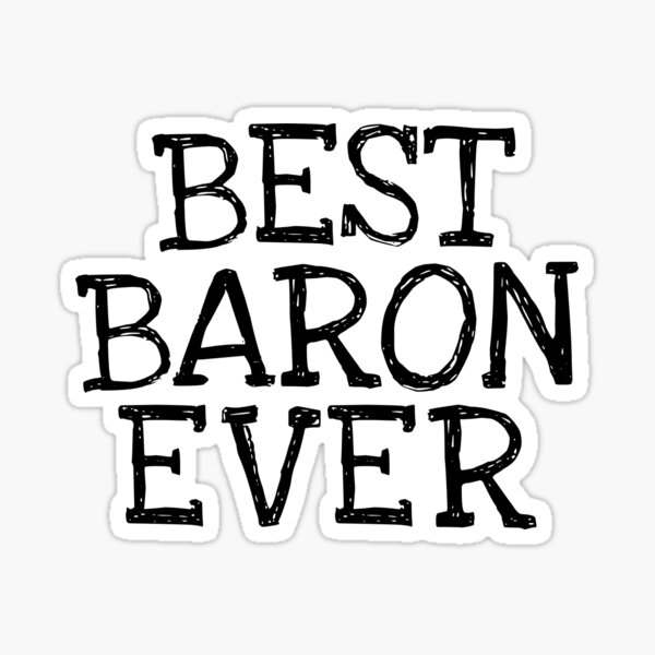 Aperçu de l'œuvre Meilleur baron jamais nom personnalisé drôle créée et vendue par MariosNydras.