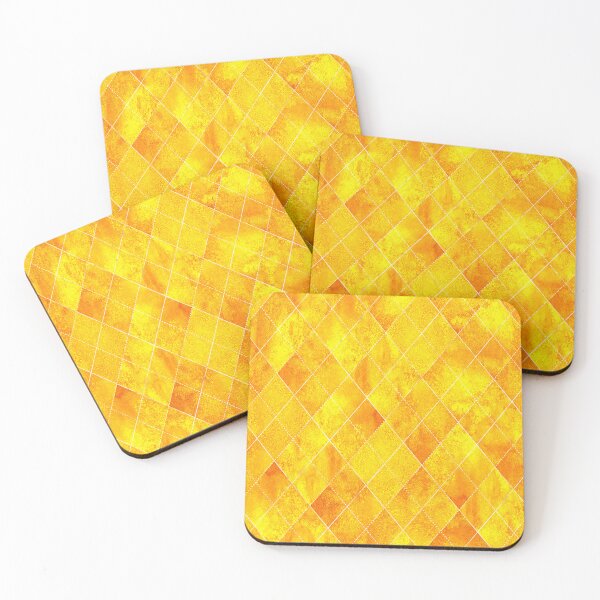 Item preview, Gold Golden Geometric Argyle Plaid Gingham Diamond Pattern designed and sold by PatternMama.