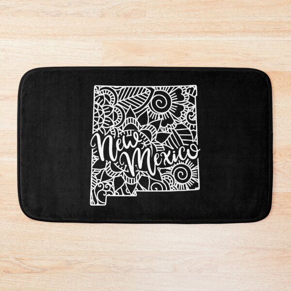 Item preview, New Mexico Black And White Map designed and sold by OutcastBrain.