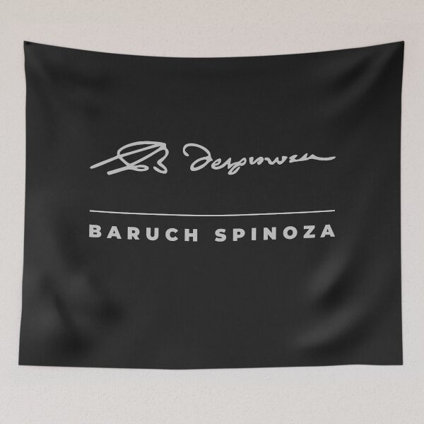 Item preview, Baruch Spinoza signature t-shirt designed and sold by CMYKStudio.