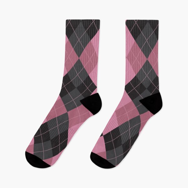 Item preview, Black and Purple Geometric Argyle Plaid Gingham Diamond Pattern designed and sold by PatternMama.