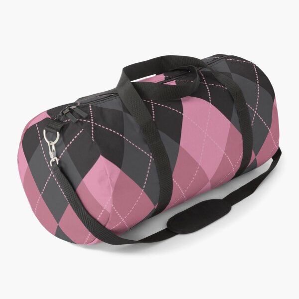 Item preview, Black and Purple Geometric Argyle Plaid Gingham Diamond Pattern designed and sold by PatternMama.