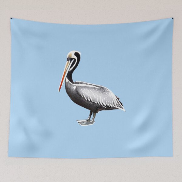 Item preview,  Peruvian Pelican White Alternate Design  designed and sold by designsasstultd.