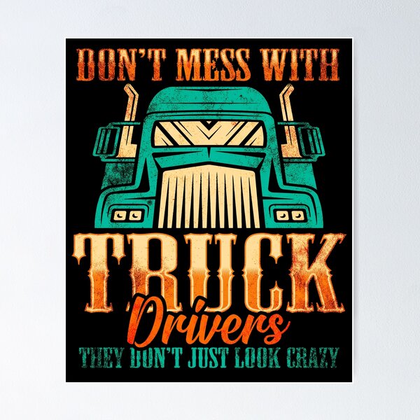 Item preview, Crazy truck driver designed and sold by Mila1946.