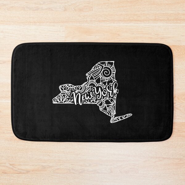 Item preview, New York Black And White Map designed and sold by OutcastBrain.