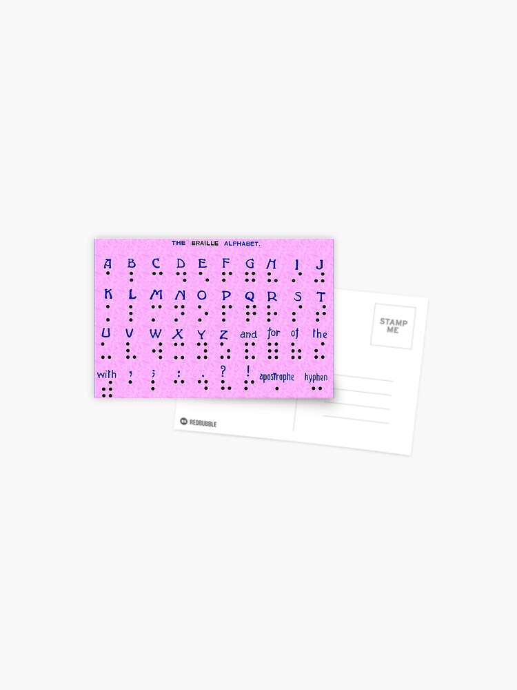 The Braille Alphabet. Sticker for Sale by albutross