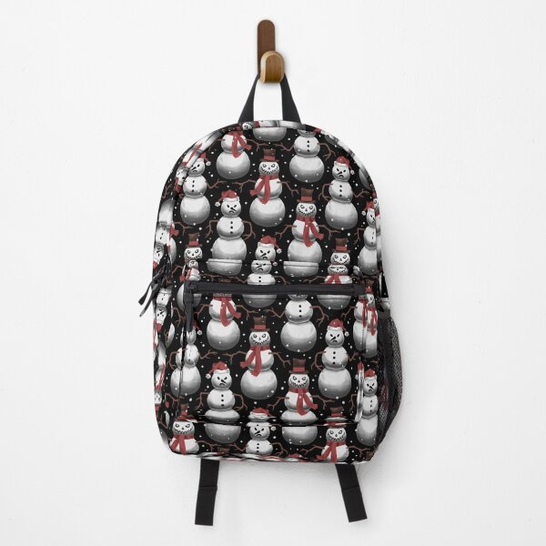 Item preview, Scary Snowmen Black designed and sold by Paisley Yazel.