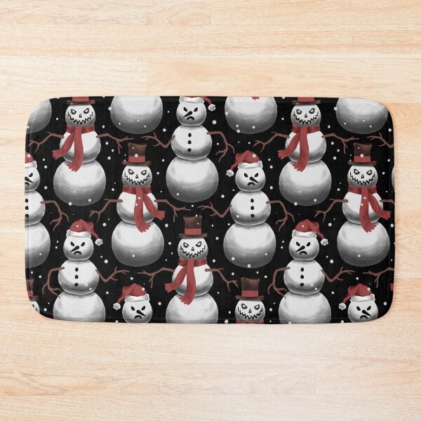 Item preview,  Scary Snowmen Black designed and sold by Paisley Yazel.