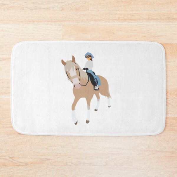 Item preview, Star Stable avatar on a curly horse   designed and sold by HONEYSHOP-CA.