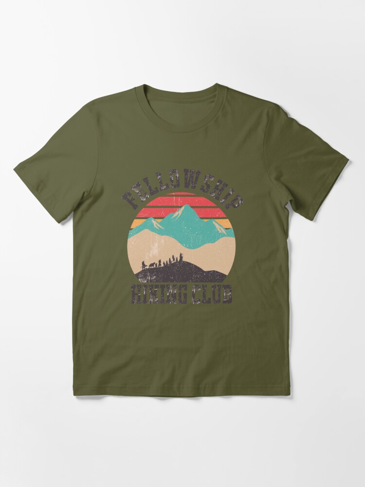 Middle Earth Hiking Club T-Shirt - Army Green / 2XL