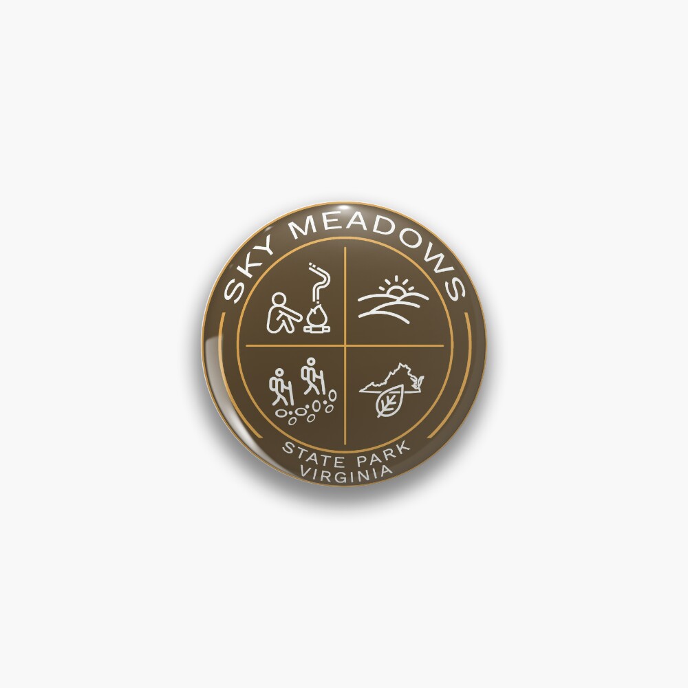 Sky Meadows State Park Heraldic Logo Magnet for Sale by VanyaKar