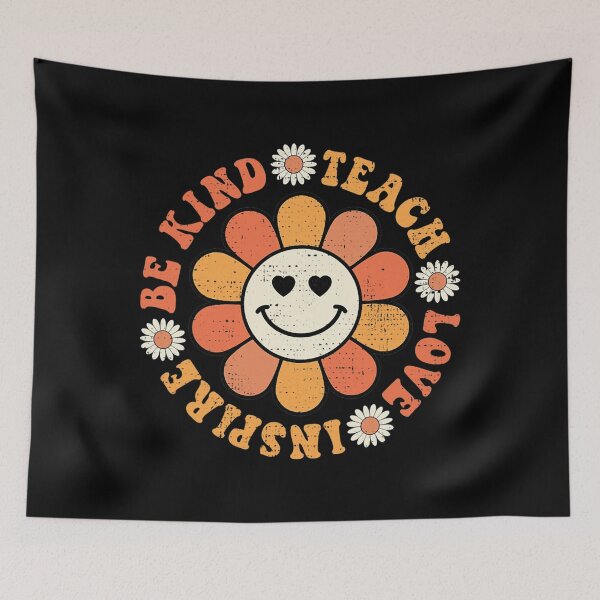 Item preview, Groovy Hippy Teacher Be Kind Teach Love Inspire Elementary designed and sold by frontvernacular.