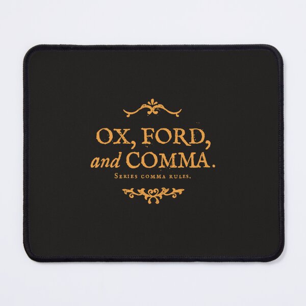 Item preview, Oxford Comma Funny Example Ox Ford designed and sold by Geek Updated.