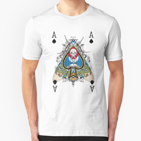 Cryptic Cards: Ace of Spades Slim Fit T-Shirt