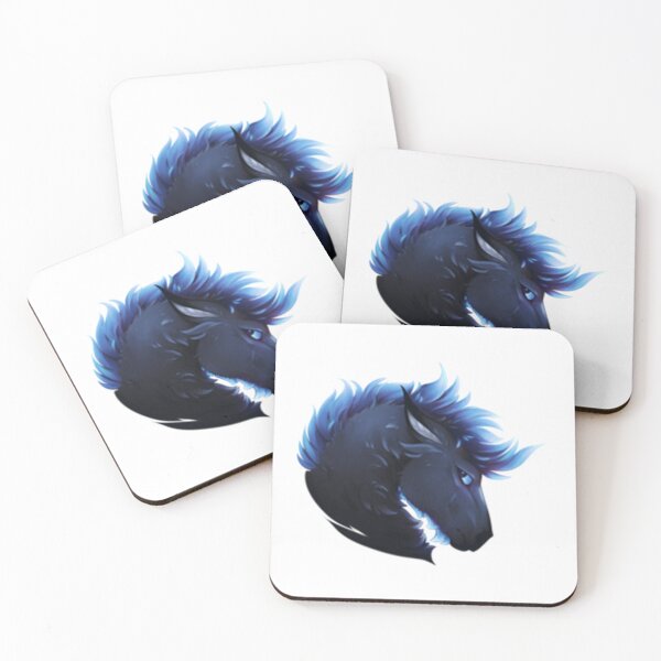 Item preview, Jorvik Wild Horse Blue Premium Scoop  designed and sold by HONEYSHOP-CA.