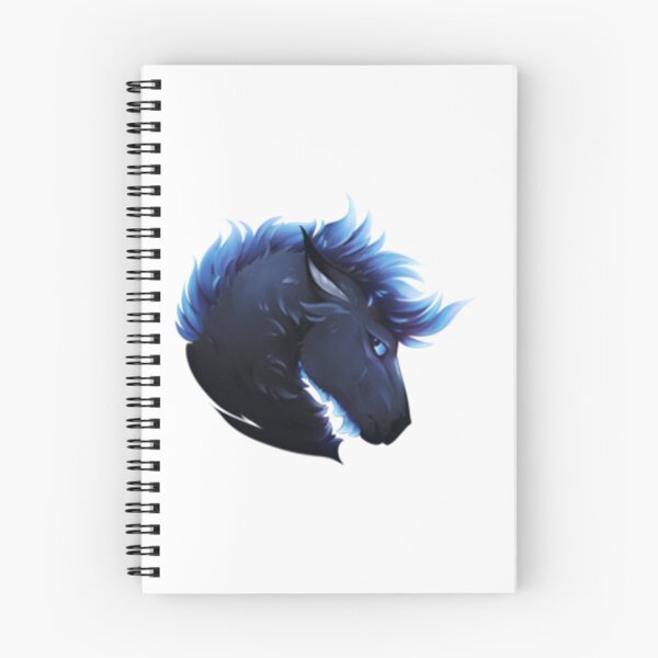 Aperçu de l'œuvre Pelle Premium Jorvik Wild Horse Bleu créée et vendue par HONEYSHOP-CA.