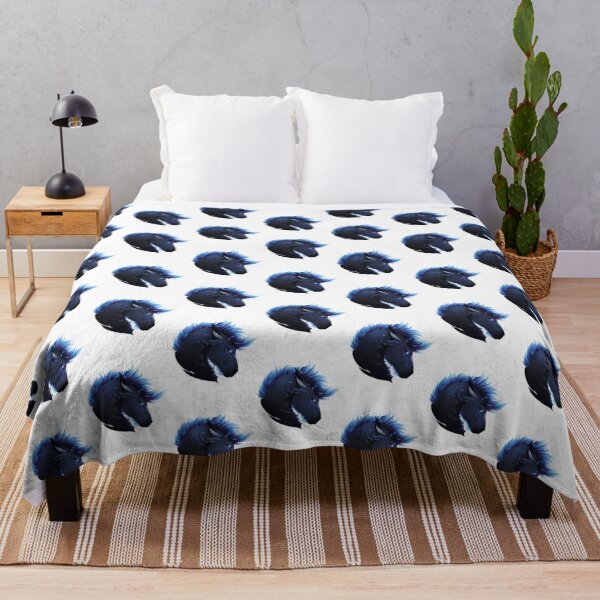 Item preview, Jorvik Wild Horse Blue Premium Scoop  designed and sold by HONEYSHOP-CA.