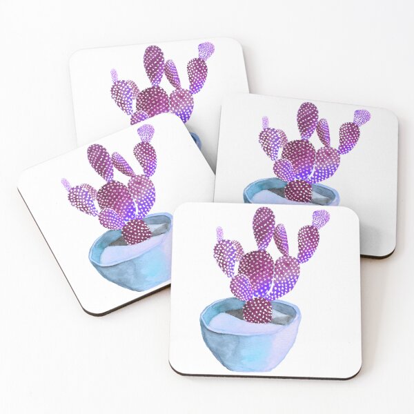 Item preview, potted cacti designed and sold by LouiseRossArt.