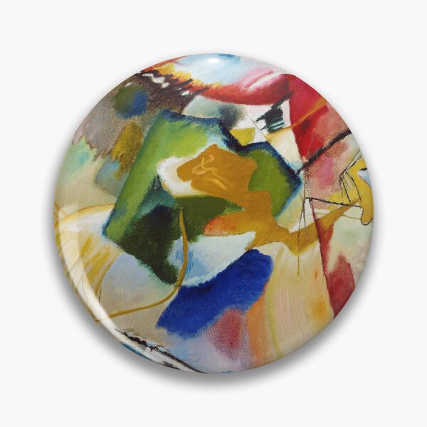 Item preview, Abstract Painting With Green Center By Wassily Kandinsky designed and sold by TSLAB.