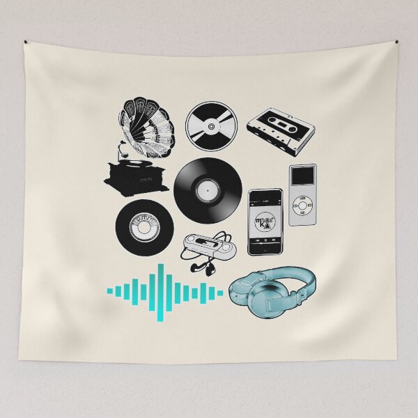 Item preview, Evolution of Music - Music Players - There was a time. designed and sold by miskaralise.