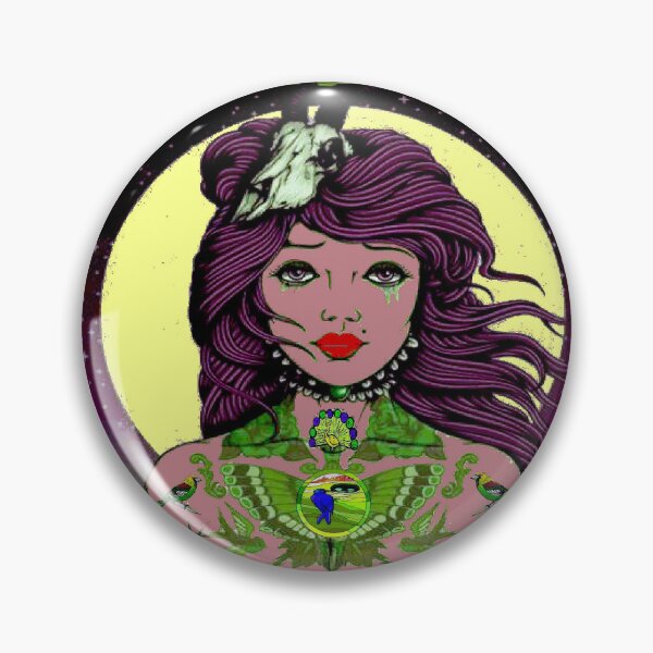 Item preview, TATTOOED LADY in MOONLIGHT : Universe Space Print designed and sold by posterbobs.