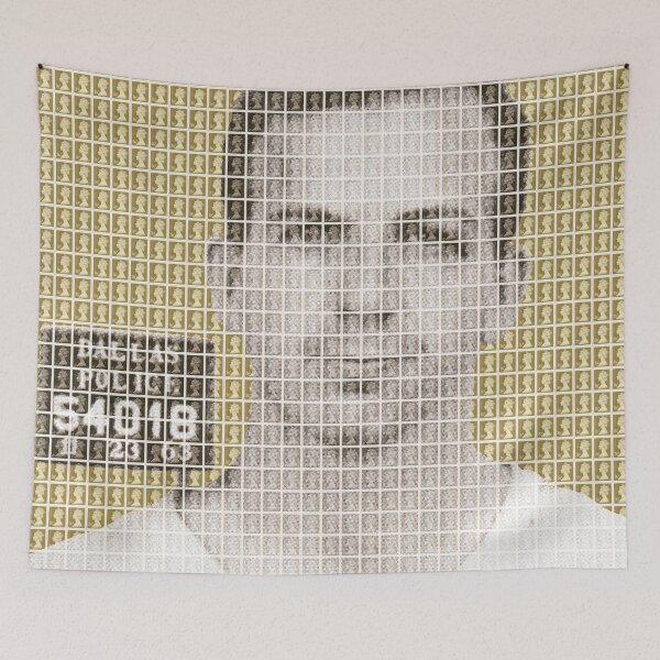 Item preview, Lee Harvey Oswald Mug Shot – Gold designed and sold by Gary Hogben.