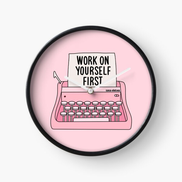Item preview, Work on yourself first by Sasa Elebea designed and sold by Sabrina Brugmann.
