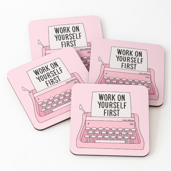 Item preview, Work on yourself first by Sasa Elebea designed and sold by Sabrina Brugmann.