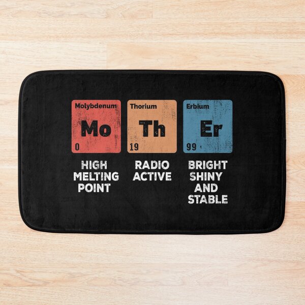 Artikelvorschau, Mutter Chemisches Symbol Chemie Wissenschaft Muttertag entworfen und verkauft von haselshirt.