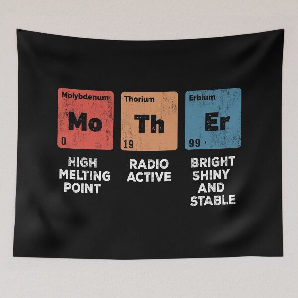 Artikelvorschau, Mutter Chemisches Symbol Chemie Wissenschaft Muttertag entworfen und verkauft von haselshirt.