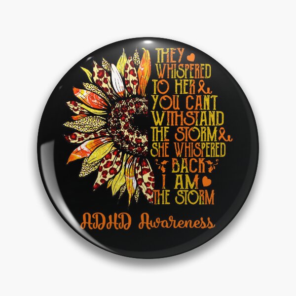 Item preview, I Am The Storm Sunflower Leopard ADHD Awareness designed and sold by rechardtee.