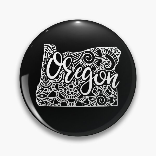 Item preview, Oregon Black And White Map designed and sold by OutcastBrain.