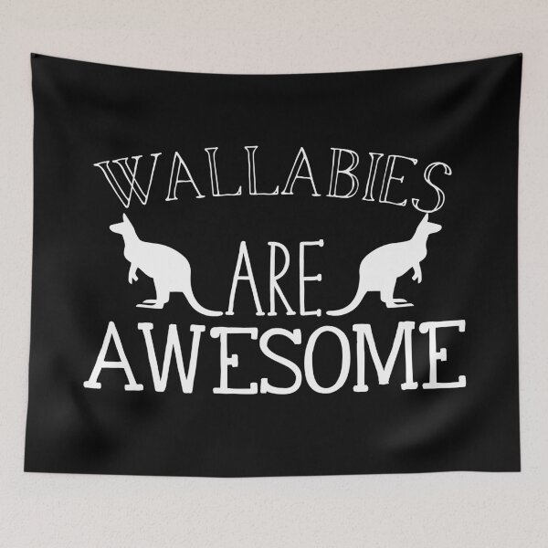 Item preview, Wallabies are awesome designed and sold by jazzydevil.